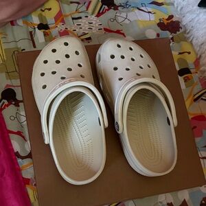 CROCS Cream Sandals